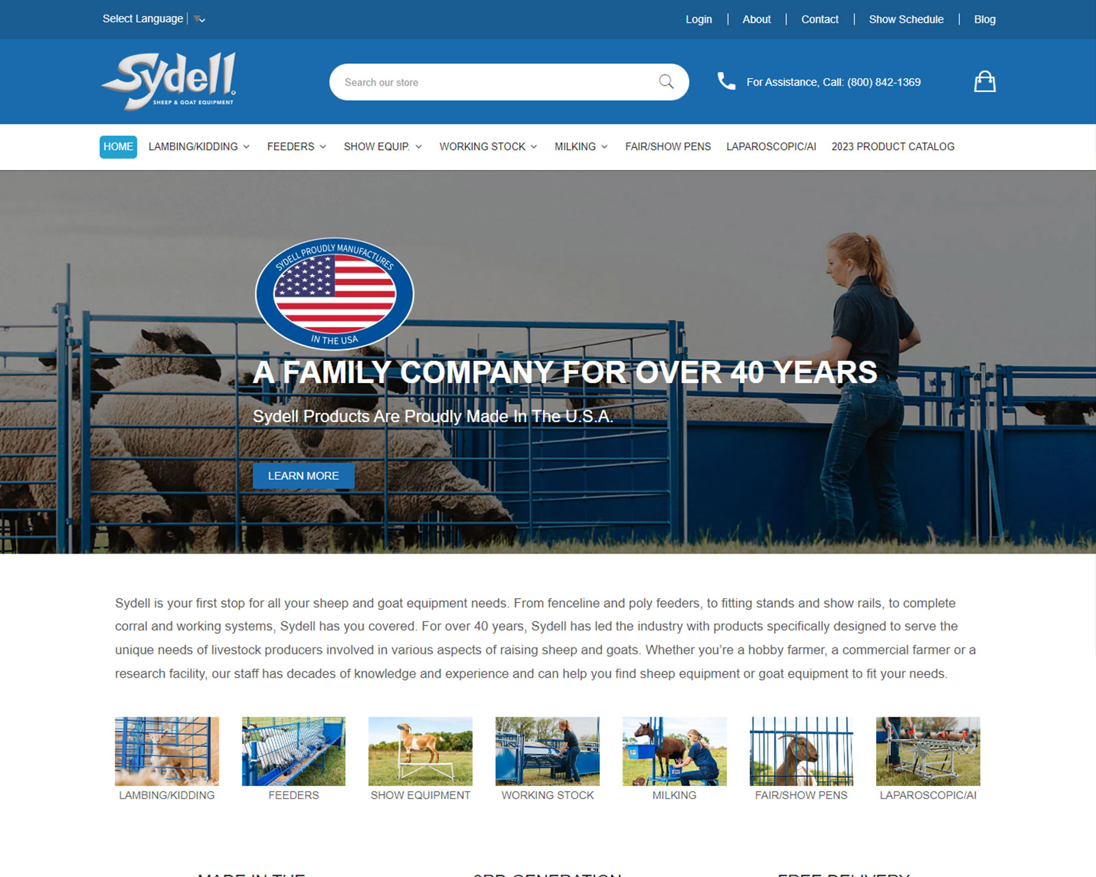 Sydell Sheep and Goat Equipment
